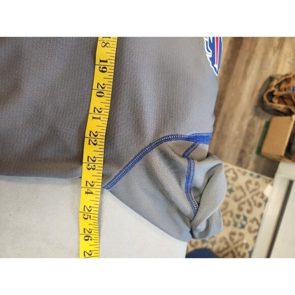 Bufflao Bills NFL Team Apparel Womens Size XL TX3 Cool Long Sleeved Zipper Shirt - Picture 4 of 5